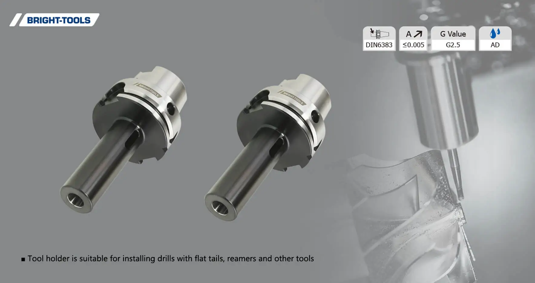BRIGHT-TOOLS Hsk Hidrolik Alet Tutucuları