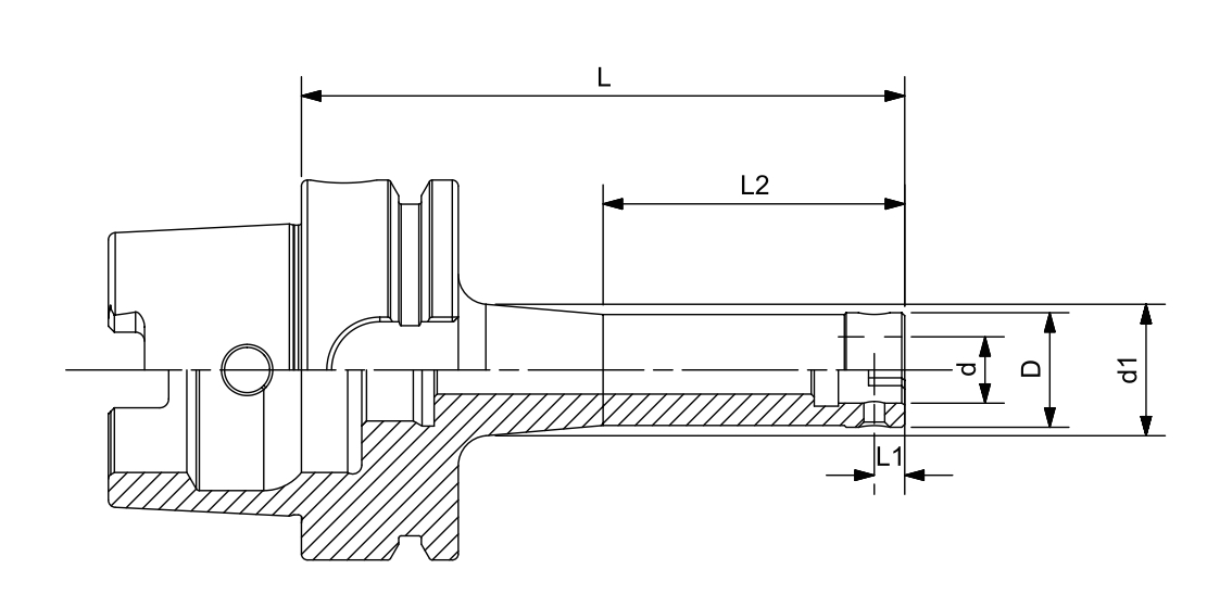 DIN 69893 HSK-A sıkıcı takım tutucu özellikleri