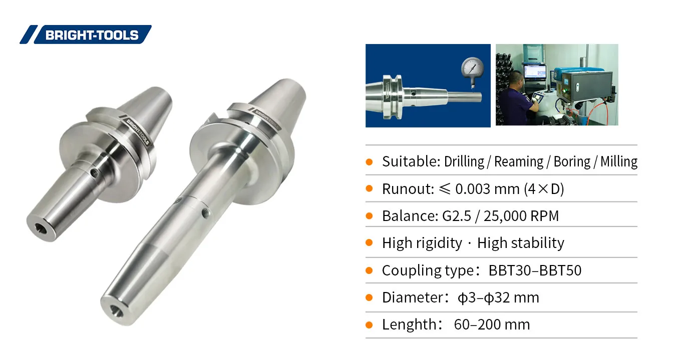 Bright Tools Sıkıştırmalı Takım Tutucuları
