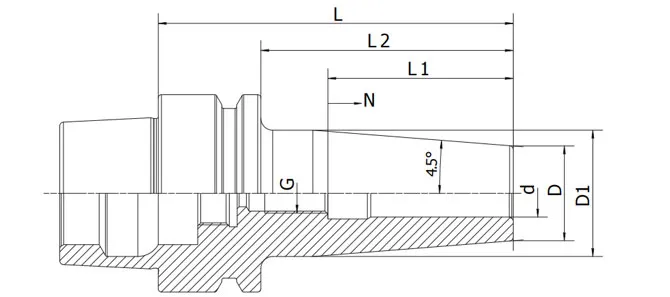 HSK-E 4.5° BÜZÜLEBİLİR MANDRENİN ÖZELLİKLERİ
