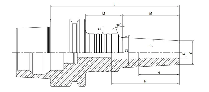HSK-E SHRINK CHUCK 3° REGULAR FORM B'NİN ÖZELLİKLERİ