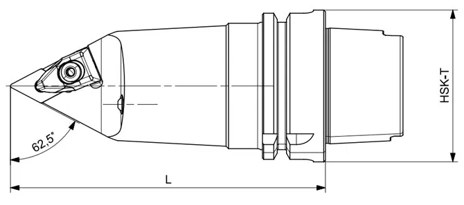 HSK-T TORNALAMA TAKIMI DDNNN 62.5°/55°/62.5° ÖZELLİKLERİ
