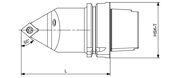 HSK-T TORNALAMA TAKIMI SCMCN 50°/80°/50° TEKNİK ÖZELLİKLERİ
