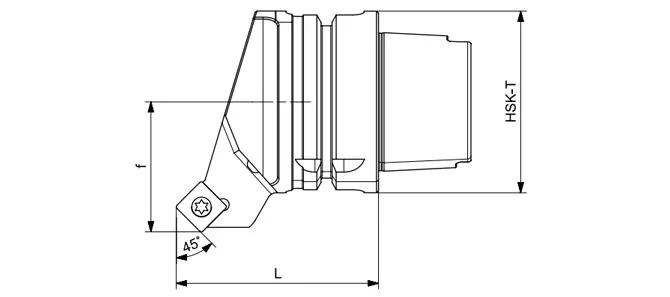 HSK-T TORNALAMA TAKIMI SSSCR | SSSCL 45°/90° TEKNİK ÖZELLİKLERİ